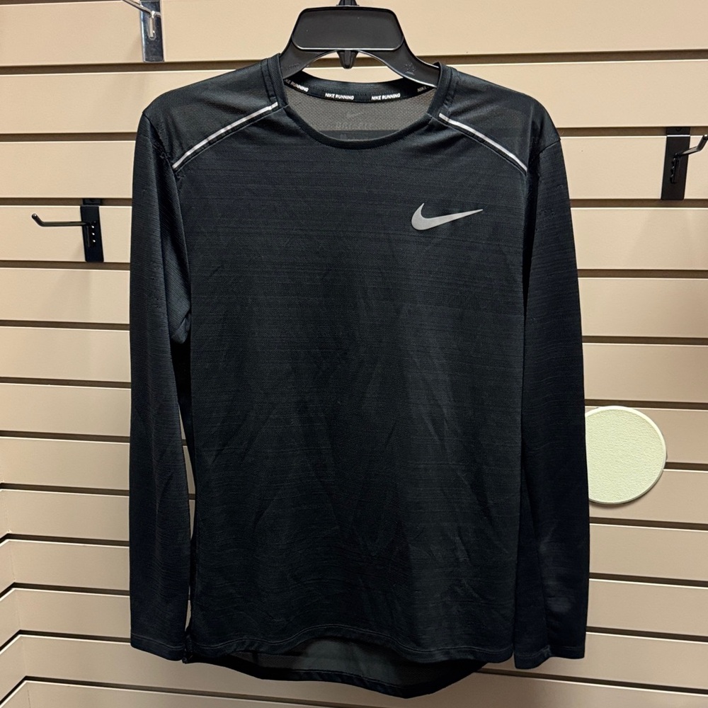 Nike Black Long-Sleeve Dri-FIT Performance Tee